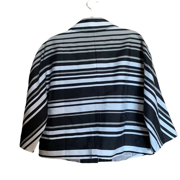 Coldwater Creek Womens Plus Size 16 Multicolor Stripe Wool Blend Blazer Jacket - Picture 4 of 7